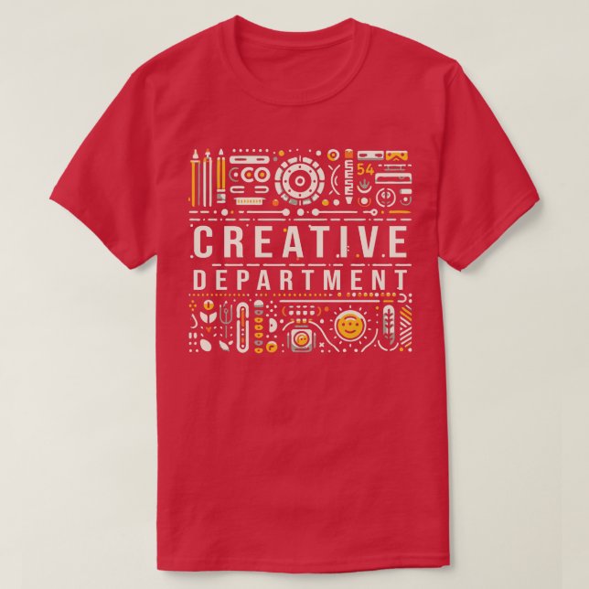 T-shirt Département Creative vintage (Design devant)