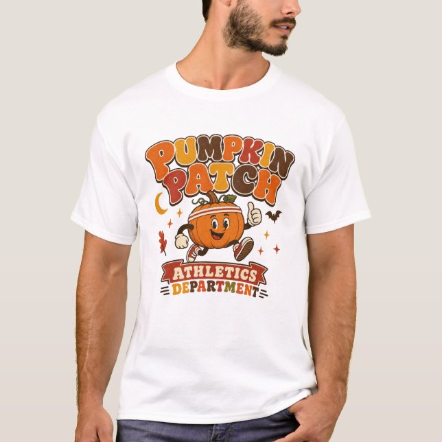 T-shirt Département d'athlétisme Pumpkin Patch (Devant)