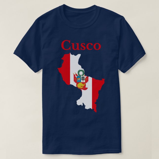T-shirt Département de Cusco Pérou (Design devant)