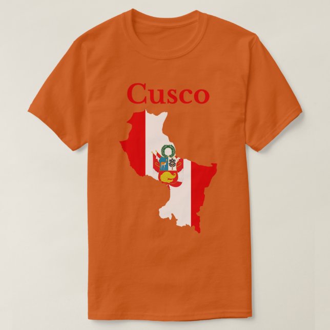 T-shirt Département de Cusco Pérou (Design devant)