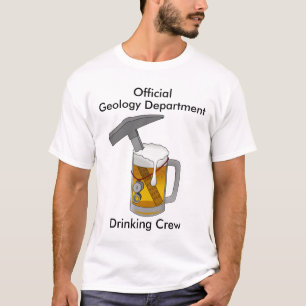 T-shirt Département de géologie officielle Équipage de la 