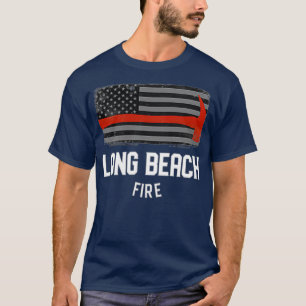 T-shirt Département de Secourt incendie de Long Beach en C