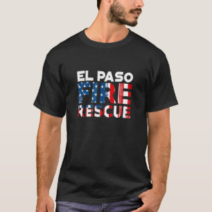 T-shirt Département de Secourt incendie d'El Paso Texas Po