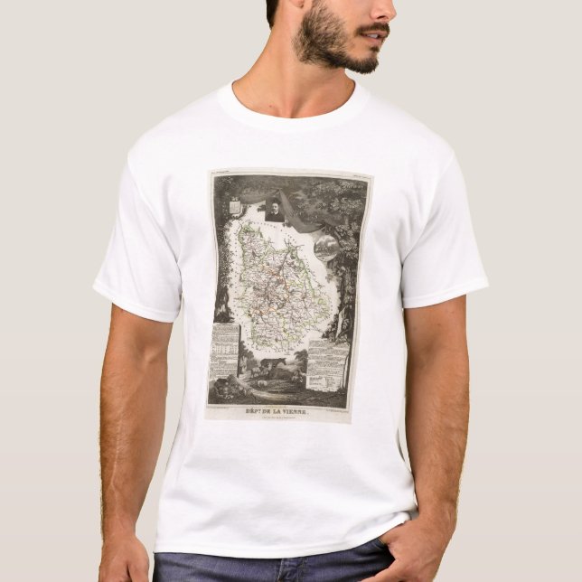 T-shirt Département de Vienne (Devant)