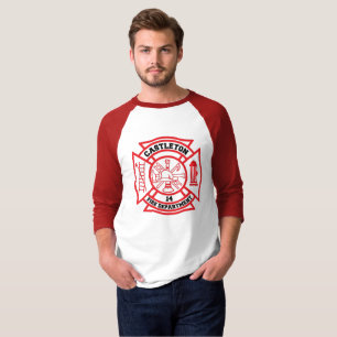 T-shirt Département des pompiers volontaires de Castleton