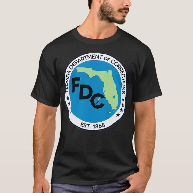 T-shirt Département des services correctionnels de Floride (Devant)