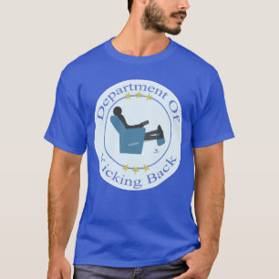 T-shirt Département du logo d'humour amusant de détente