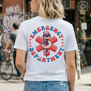 T-shirt Département d'urgence du 4 juillet Patriotique aux