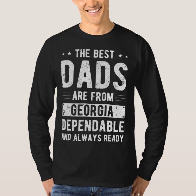 T-shirt Dependable Dad from Georgia (Devant)