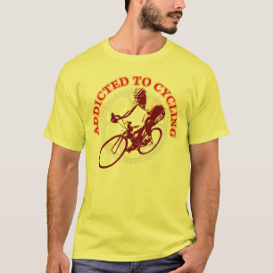 T-shirt Dépendant à faire un cycle la conception
