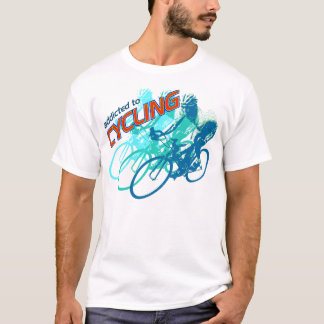 T-shirt Dépendant à faire un cycle la conception fraîche