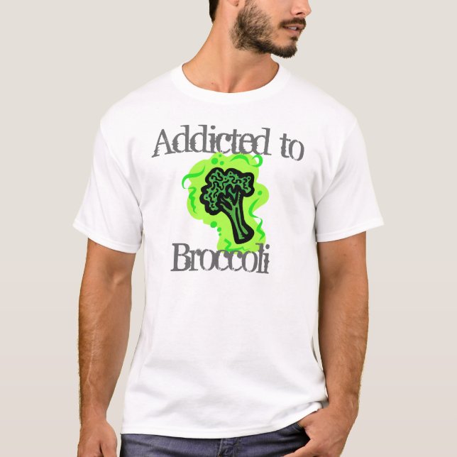 T-shirt Dépendant au brocoli (Devant)