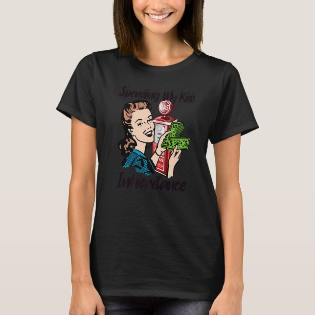 T-shirt Dépenser L'Héritage De Mes Enfants (Devant)