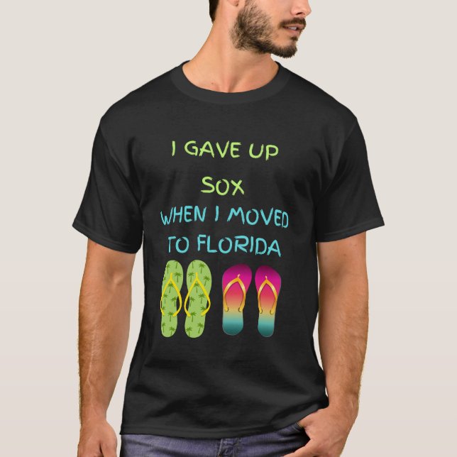 T-shirt Déplacé en Floride, j'ai perdu mes chaussettes (Devant)