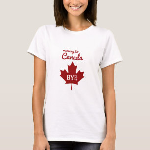 T-shirt Déplacement au Canada