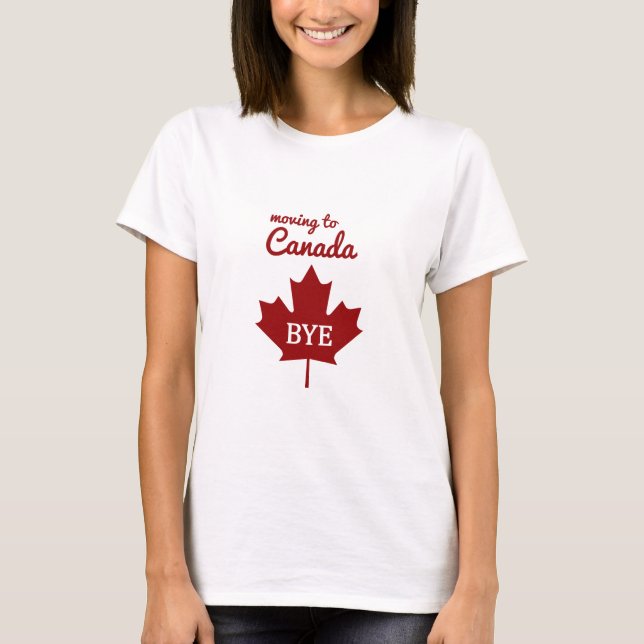 T-shirt Déplacement au Canada (Devant)