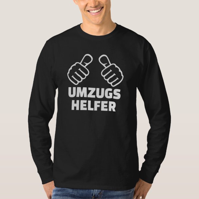 T-shirt Déplacement de l'aide (Devant)