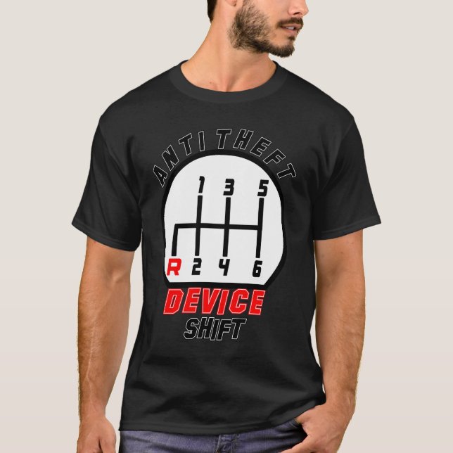 T-shirt Déplacement du dispositif antivol pour voiture (Devant)