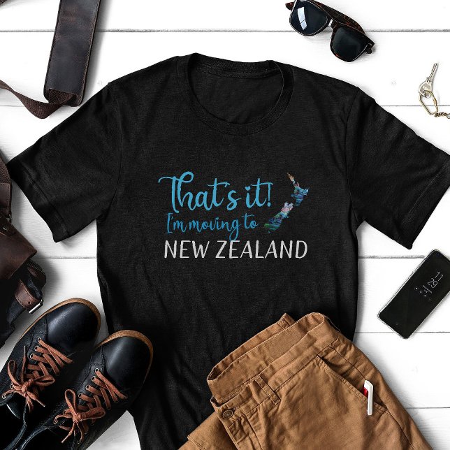 T-SHIRT DÉPLACEMENT EN NOUVELLE-ZÉLANDE KIWI PAUA (Créateur téléchargé)