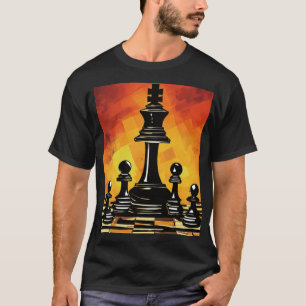 T-shirt Déplacements stratégiques : Mid-Game Chessboard Ar