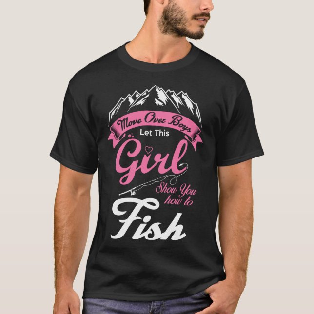 T-shirt Déplacer les garçons laissez cette fille vous mont (Devant)