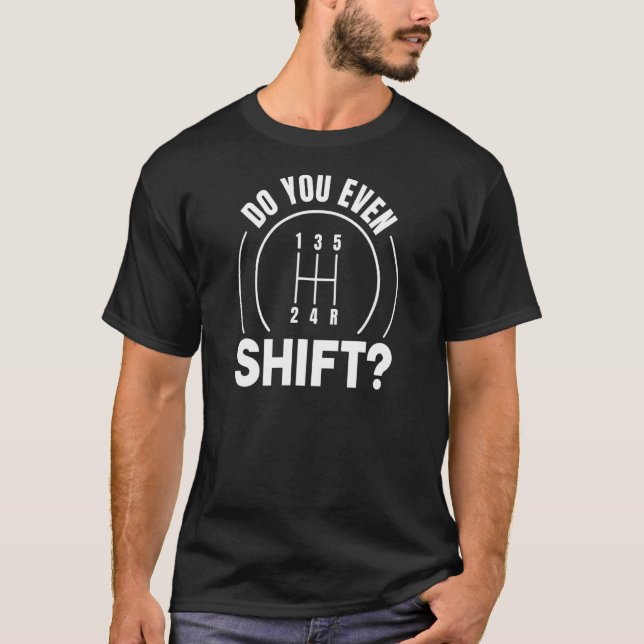 T-shirt Déplacez-vous même le véhicule de transmission man (Devant)