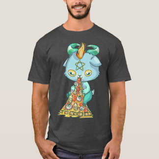 T-shirt Déplaisant Cute Pastel Goth Baby Baphomet Pizza Pr