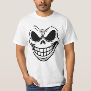 T-shirt Déplaisant éffrayant en ligne de dessin an