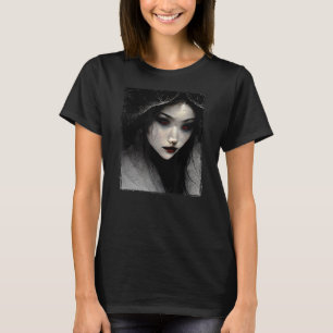 T-shirt Déplaisant Halloween Goth Horror Girl