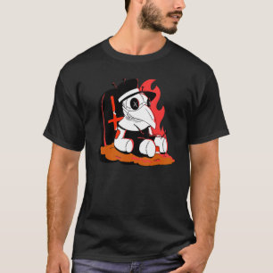 T-shirt Déplaisant Halloween Plauge Docteur Gothique Voodo