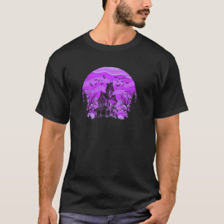 T-shirt Déplaisant Hauné Maison Peur chauves-souris Arbres