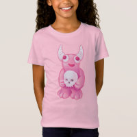 Déplaisant mignon Demon Pink Crâne Pastel Goth