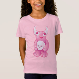 T-Shirt Déplaisant mignon Demon Pink Crâne Pastel Goth