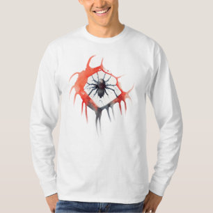T-shirt Déplaisant Spider Cobweb Halloween