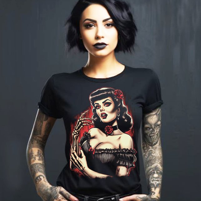 T-shirt Déplaisante fille d'horreur (Créateur téléchargé)