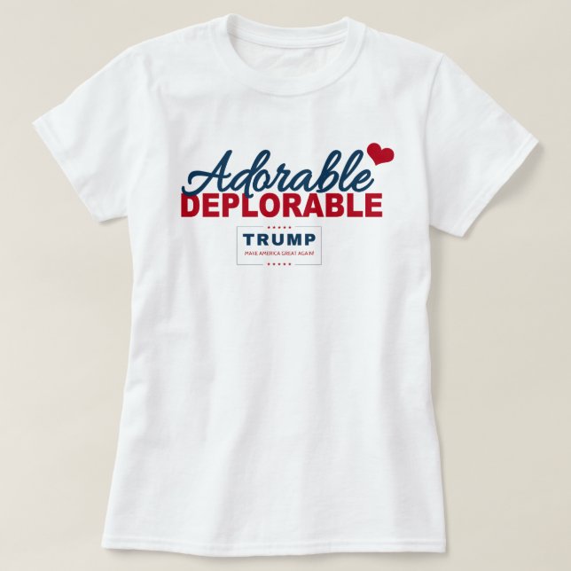 T-shirt Déplorable adorable (Design devant)