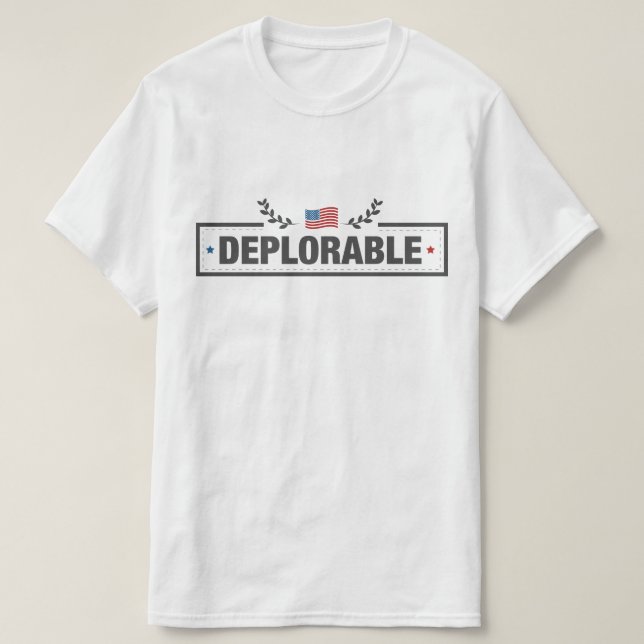 T-shirt Déplorable Américain (Design devant)