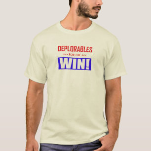 T-shirt Déplorables Pour La Victoire !