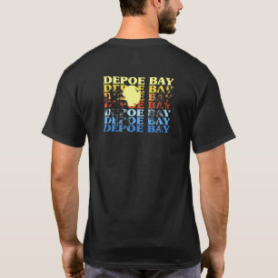 T-shirt Depoe Bay Oregon Beach Summer Ou Beach Bum