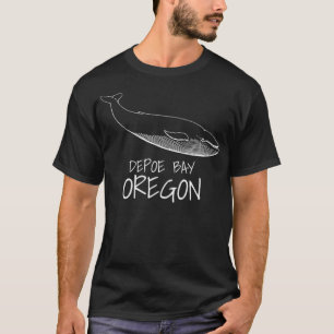 T-shirt DEPOE BAY OREGON Whale Watching Whale citations