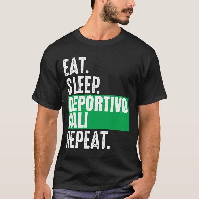 T-shirt Deportivo Cali Mange Sommeil Répéter Ventilateur C (Devant)