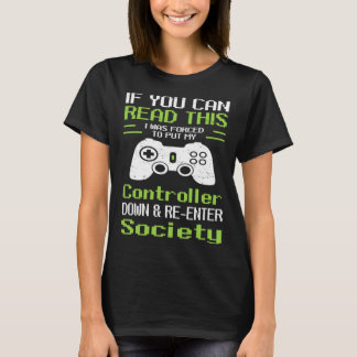 T-shirt Déposer le contrôleur Jeux et jeux vidéo