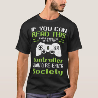 T-shirt Déposez la manette   Jeux  et jeux vidéo