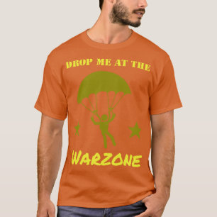 T-shirt Déposez-Moi Chez Warzone Parachute Gamer