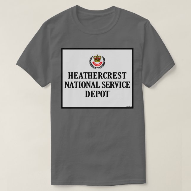 T-shirt DÉPÔT DU SERVICE NATIONAL DU CRÉDIT-DE-SANTÉ Pours (Design devant)
