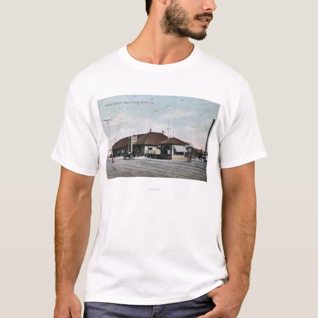 T-shirt Dépôt ferroviaire électrique Pacifique (Devant)