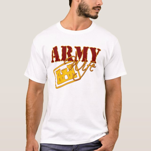 T-shirt d'épouse d'ingénieur militaire (Devant)