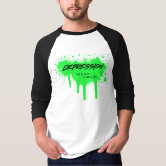 T-shirt Dépression voici à quoi cela ressemble F Dépressio