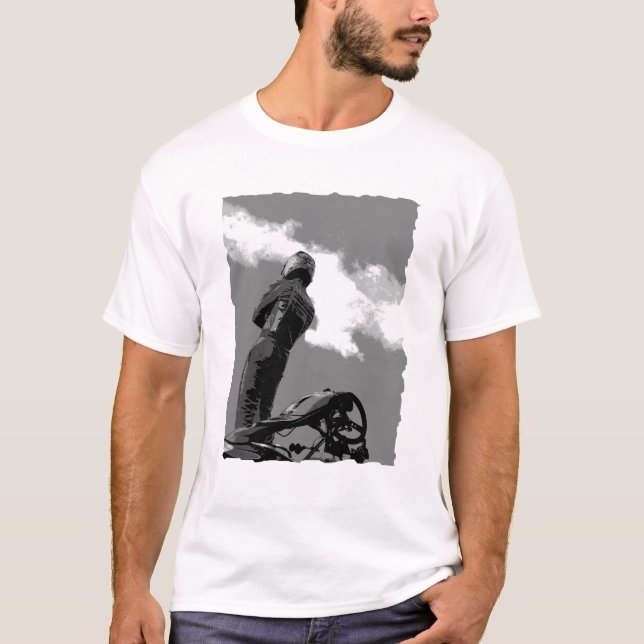 T-shirt déprimé de Karting (Devant)