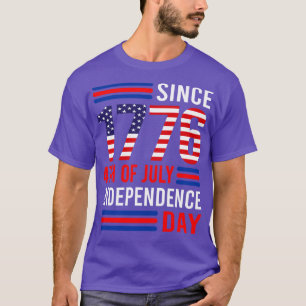 T-shirt Depuis 1776 4 juillet fête de l'indépendance